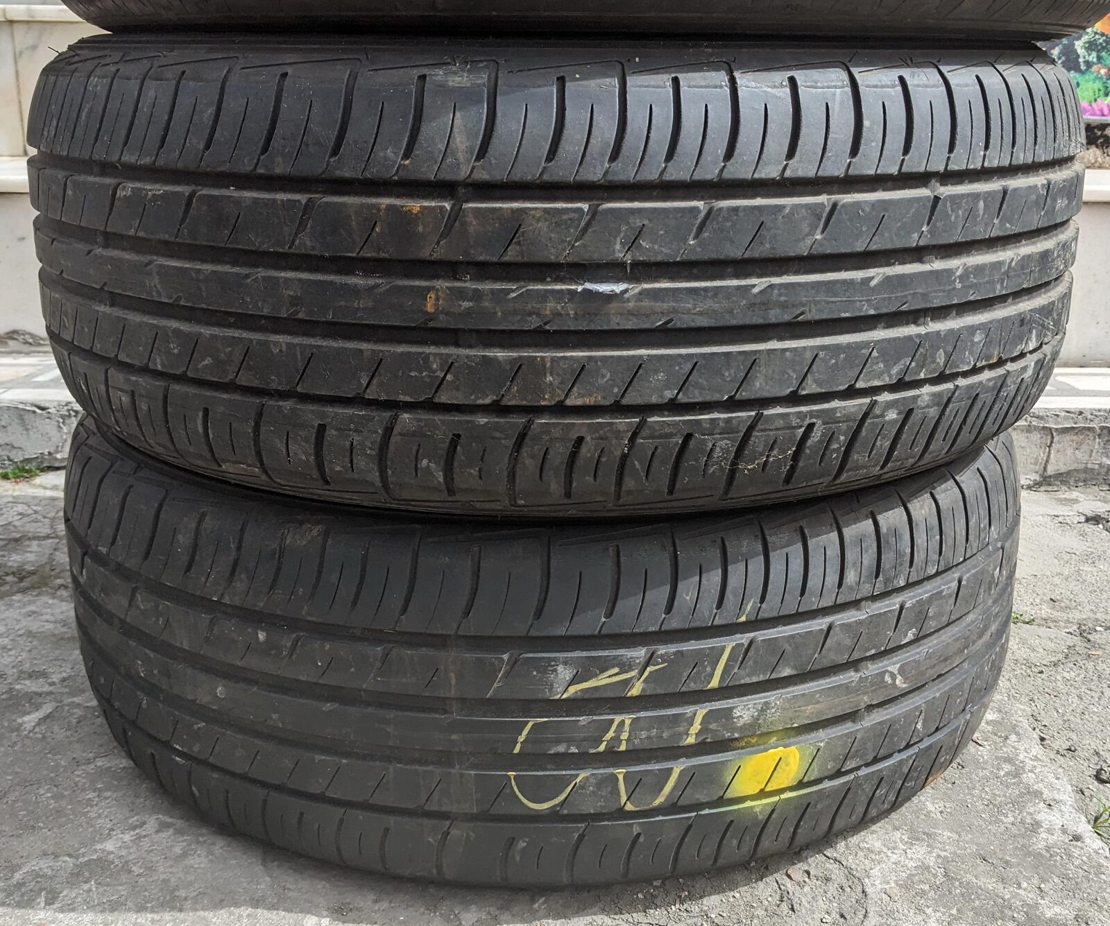 Set 4 anvelope vara 215/55/17 Hankook/Continental