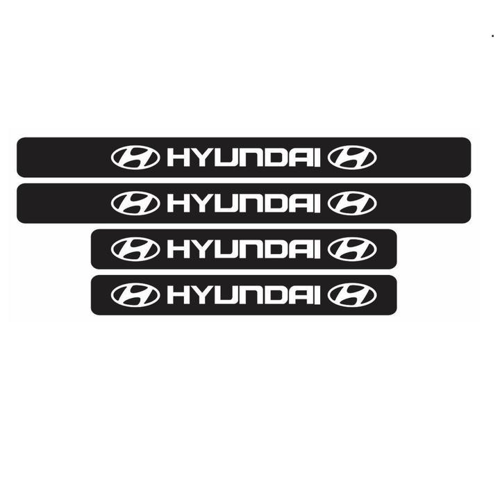 Set 4 protectii praguri auto, autoadezive Hyundai