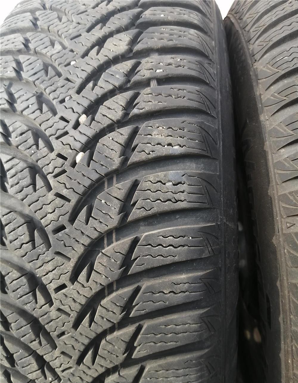 Set 4 roți echipate cu anvelope iarna M+S - Kumho