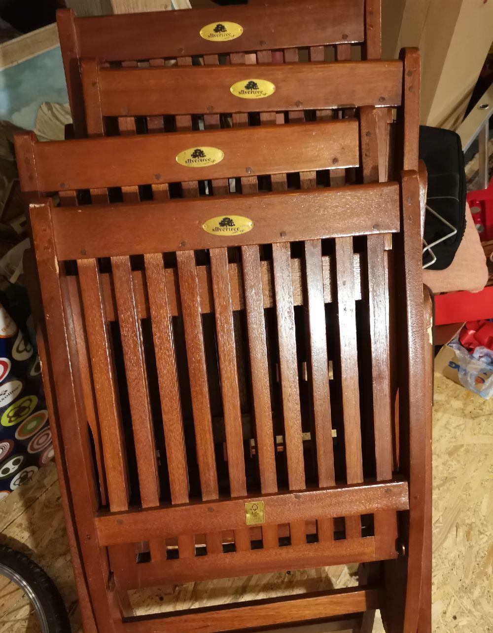 Set 4 scaune lemn masiv