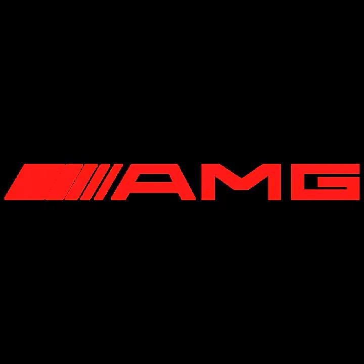 Set 4 stickere auto pentru etrier frana Amg, 8x2 cm