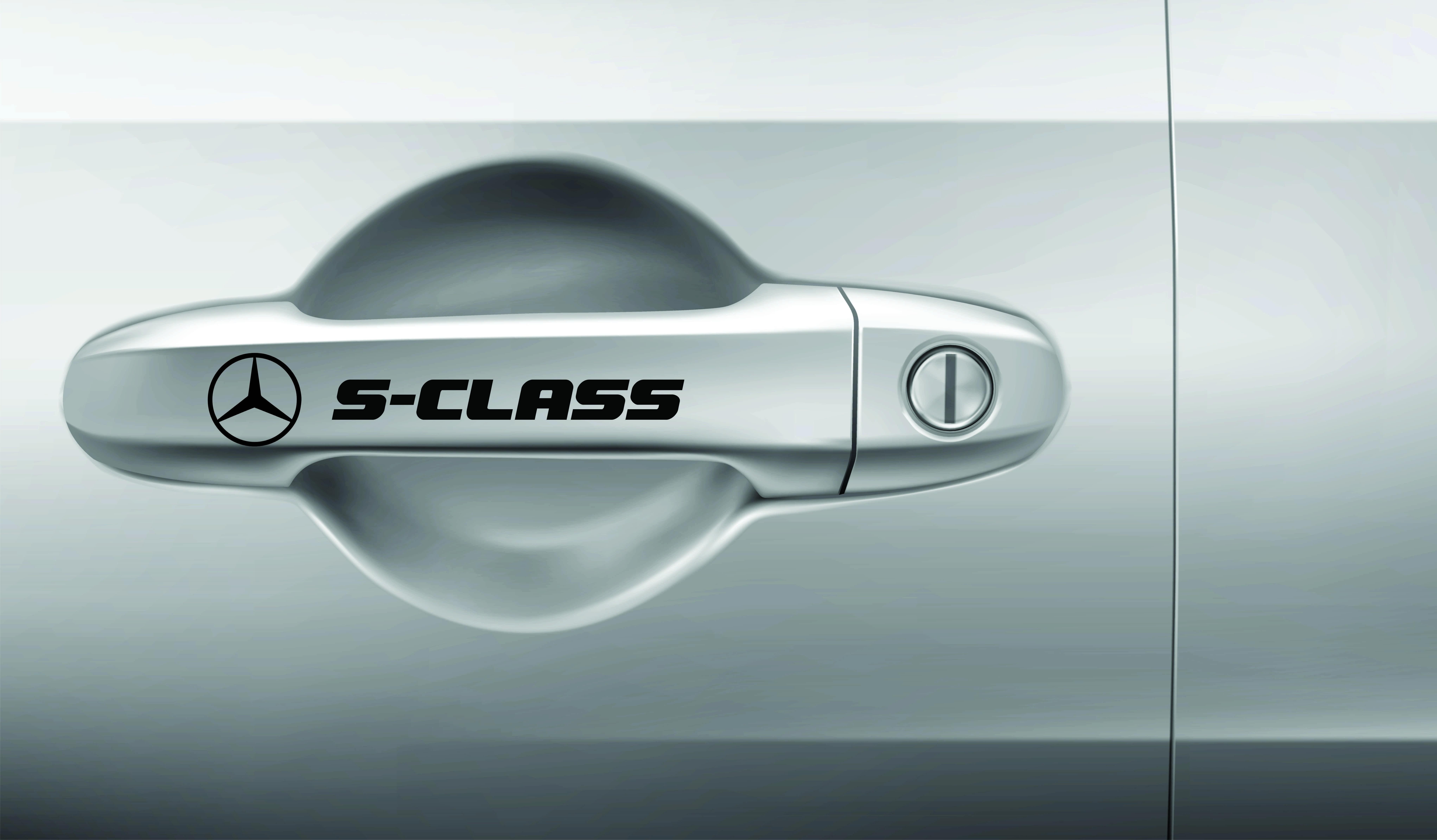 Set 4 stickere manere usa Mercedes S-Class