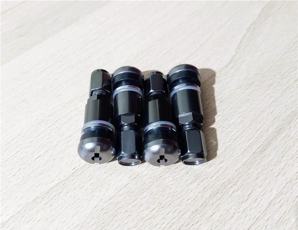 Set 4 Valve Auto Metalice - Aluminiu MS-525AL - TITANIUM GRAY + Capace