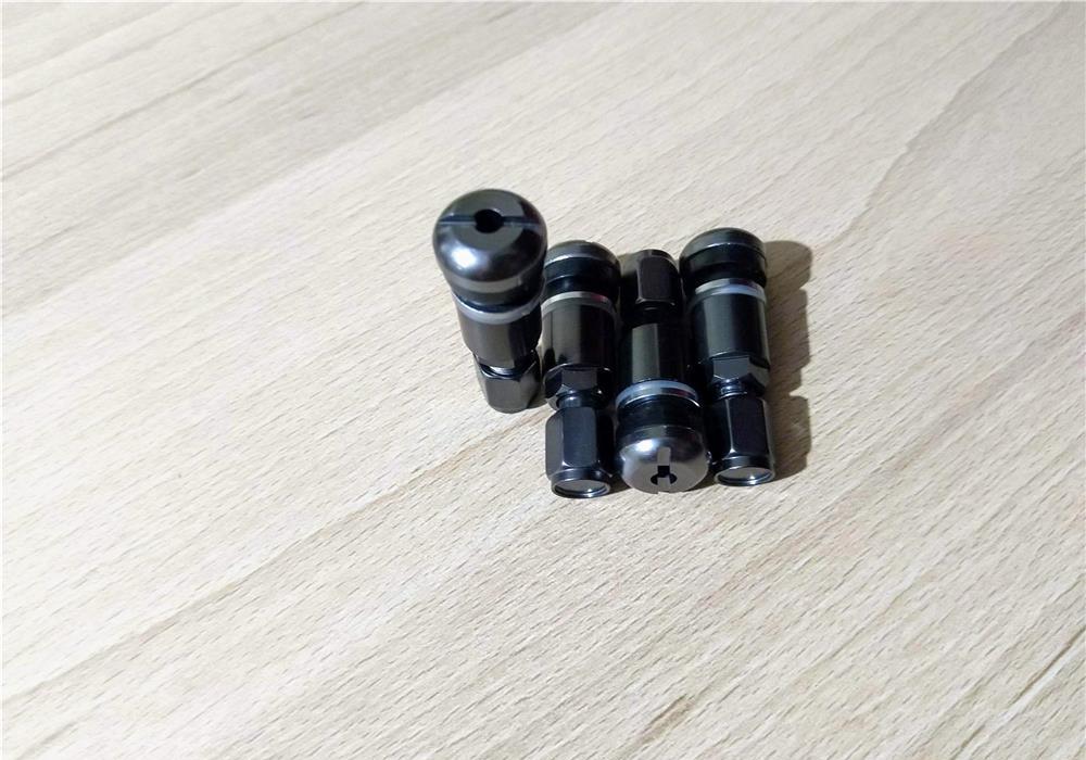 Set 4 Valve Auto Metalice - Aluminiu MS-525AL - TITANIUM GRAY + Capace