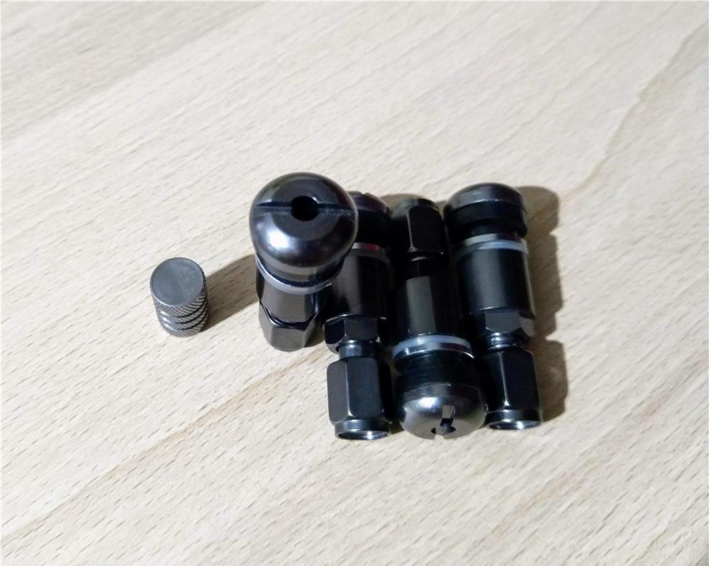 Set 4 Valve Auto Metalice - Aluminiu MS-525AL - TITANIUM GRAY + Capace