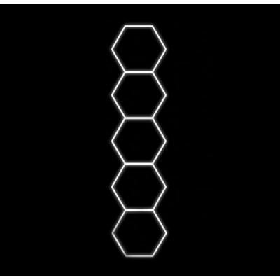 Set 5 hexagoane led honeycomb