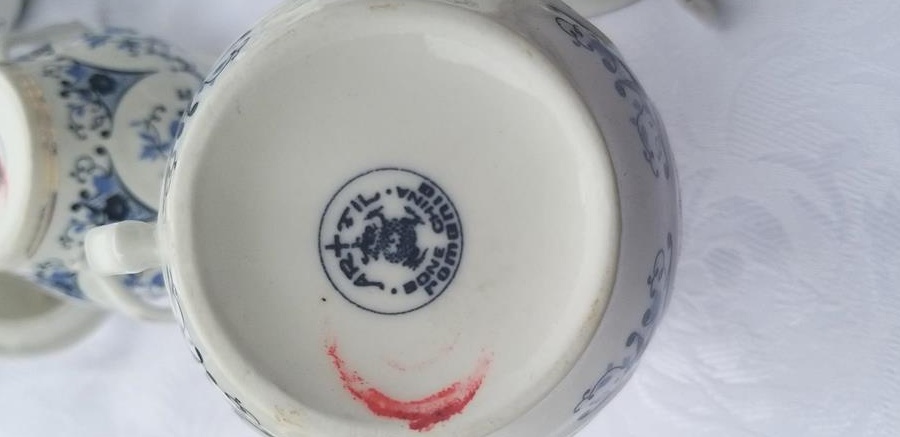 Set cafea portelan Bone China vintage