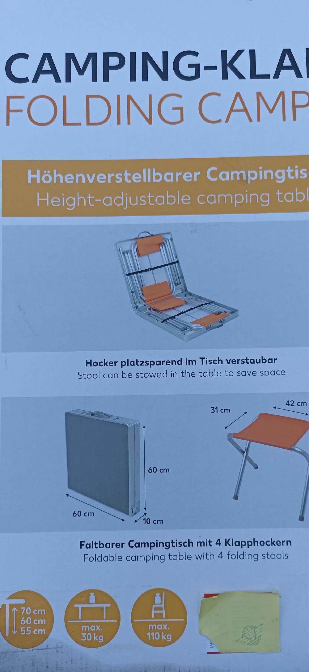 set camping nou