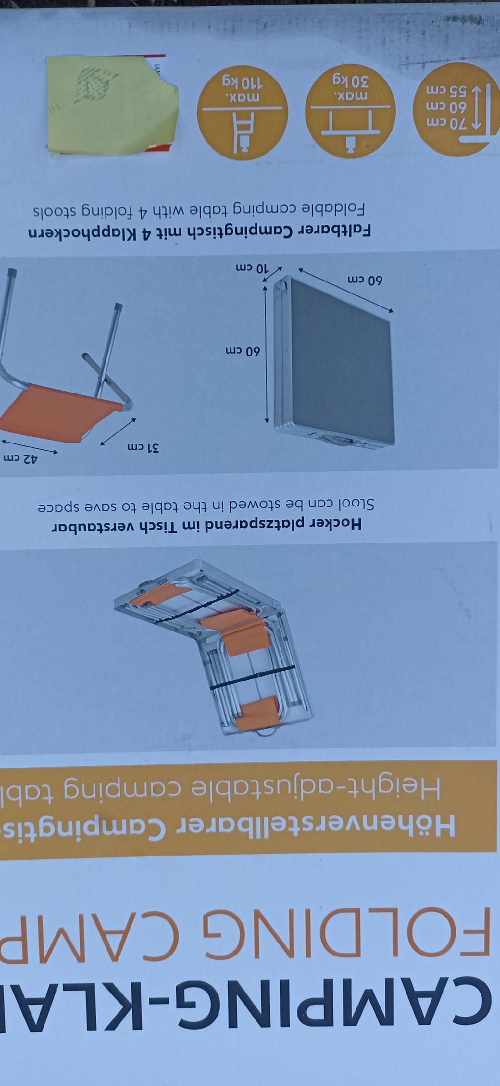 set camping nou