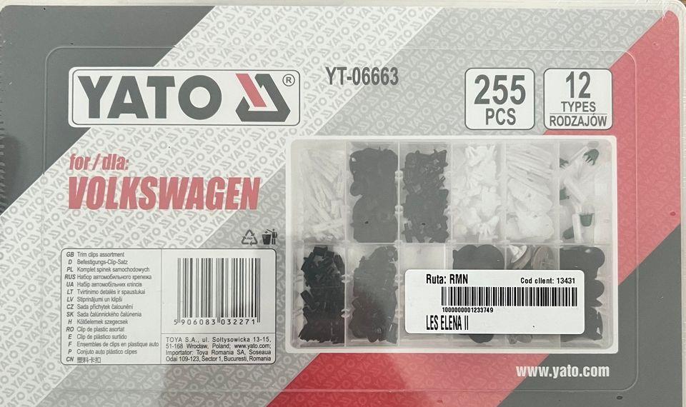 Set clipsuri plastic YATO, pentru Volkswagen