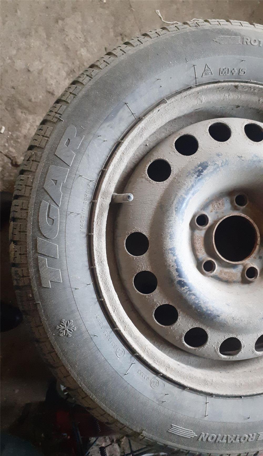 Set de 5 jante opel astra g, 5× 110 pe 15" de tabla