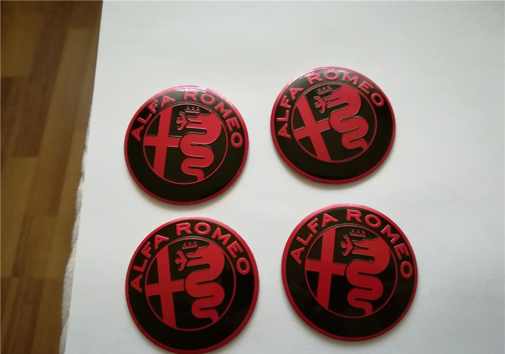 Set Embleme roți Alfa Romeo diametrul 56 mm