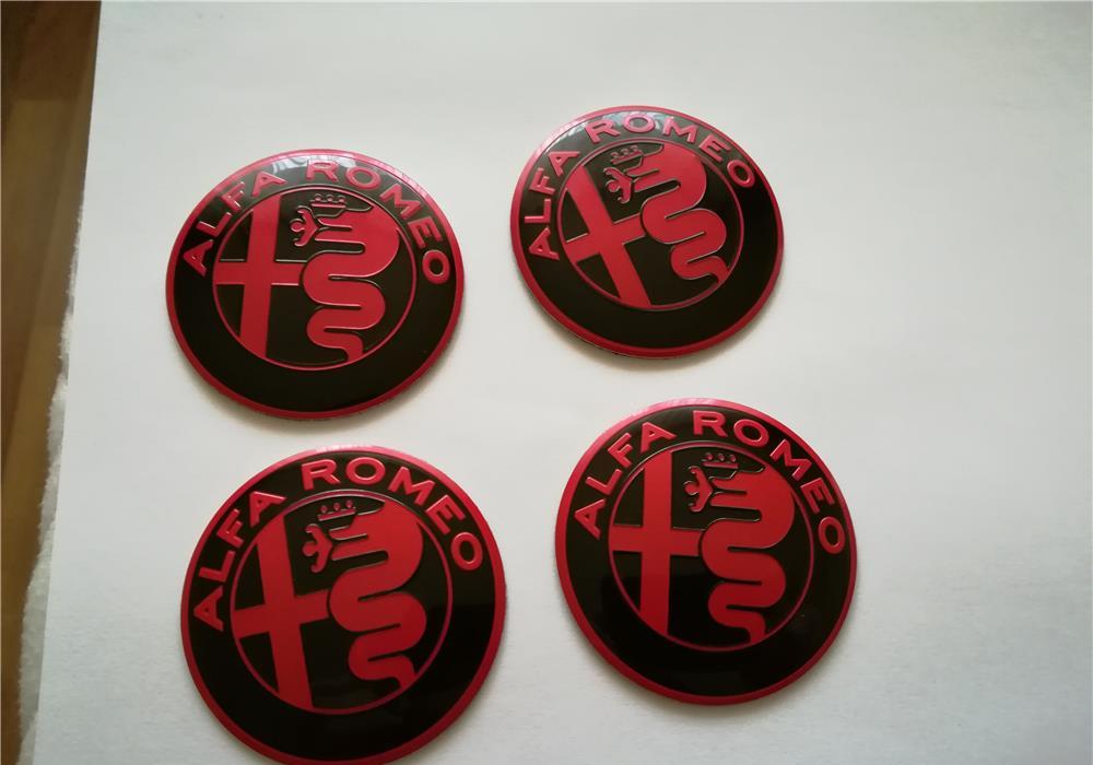 Set Embleme roți Alfa Romeo diametrul 56 mm