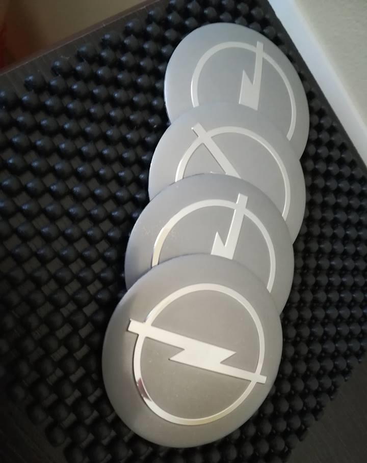 Set embleme roți Opel diametrul 56 mm