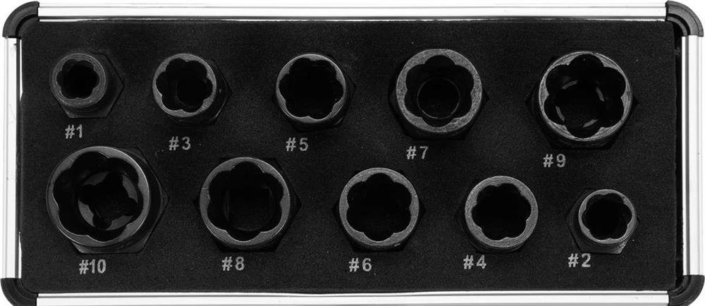 SET EXTRACTOARE SURUBURI, 3/8", 10BUC