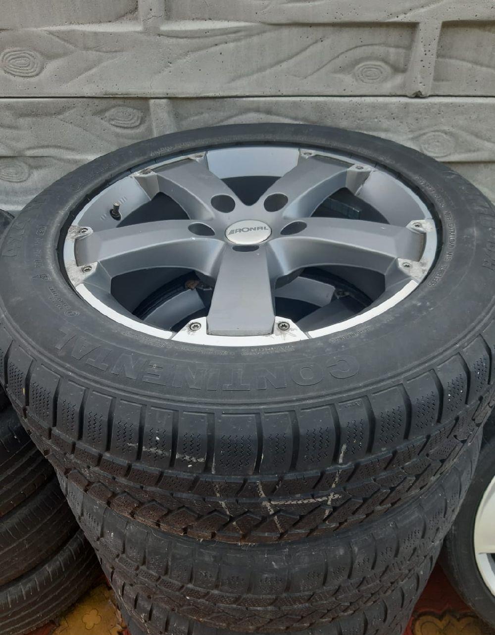 Set Jante 5x130 r18 Audi Q7 Vw Touareg cu anvelope 235 60 18 Iarnă