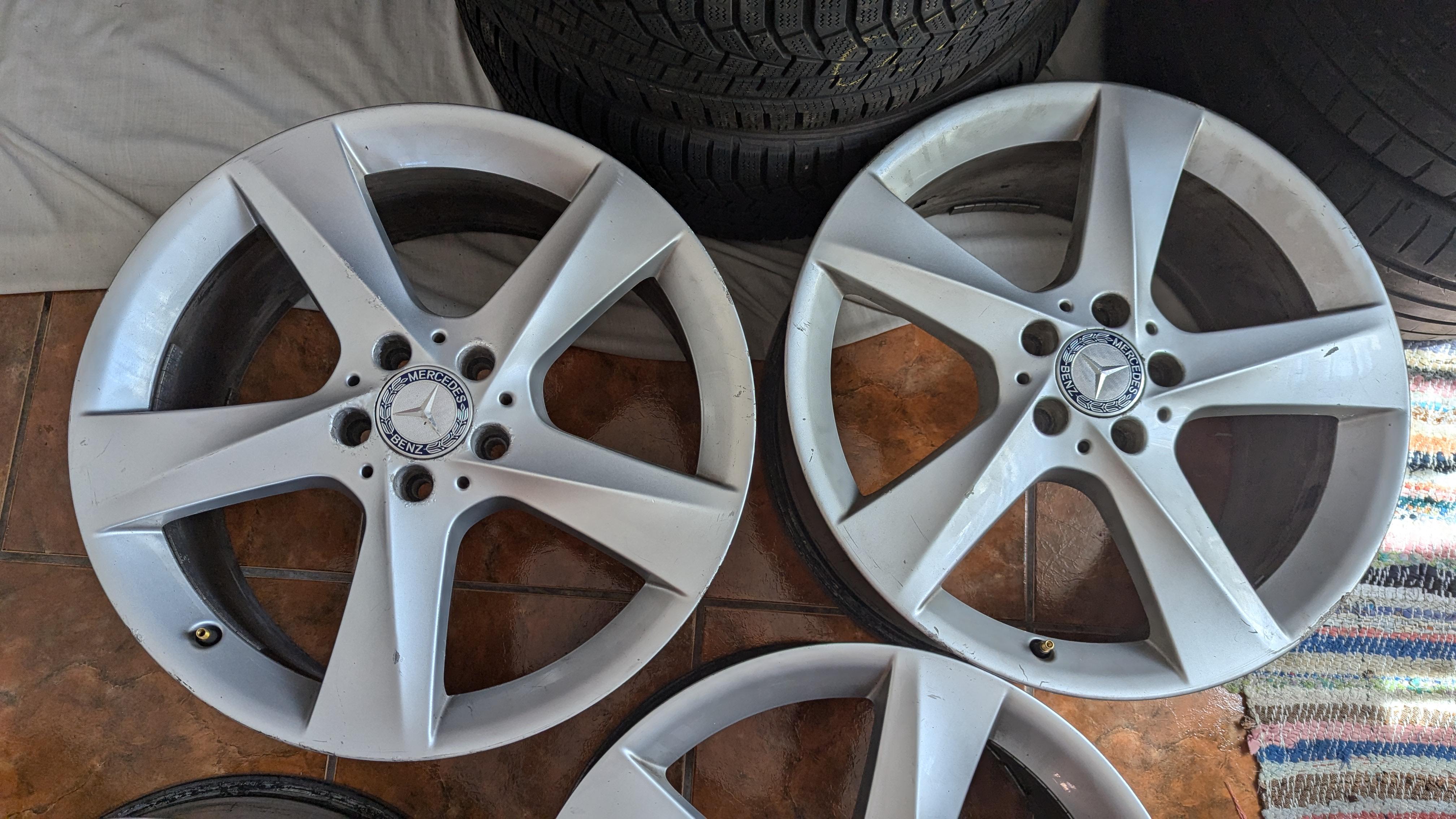 Set jante R 19 5x112 Mercedes originale W166 ML , GLE , GLC