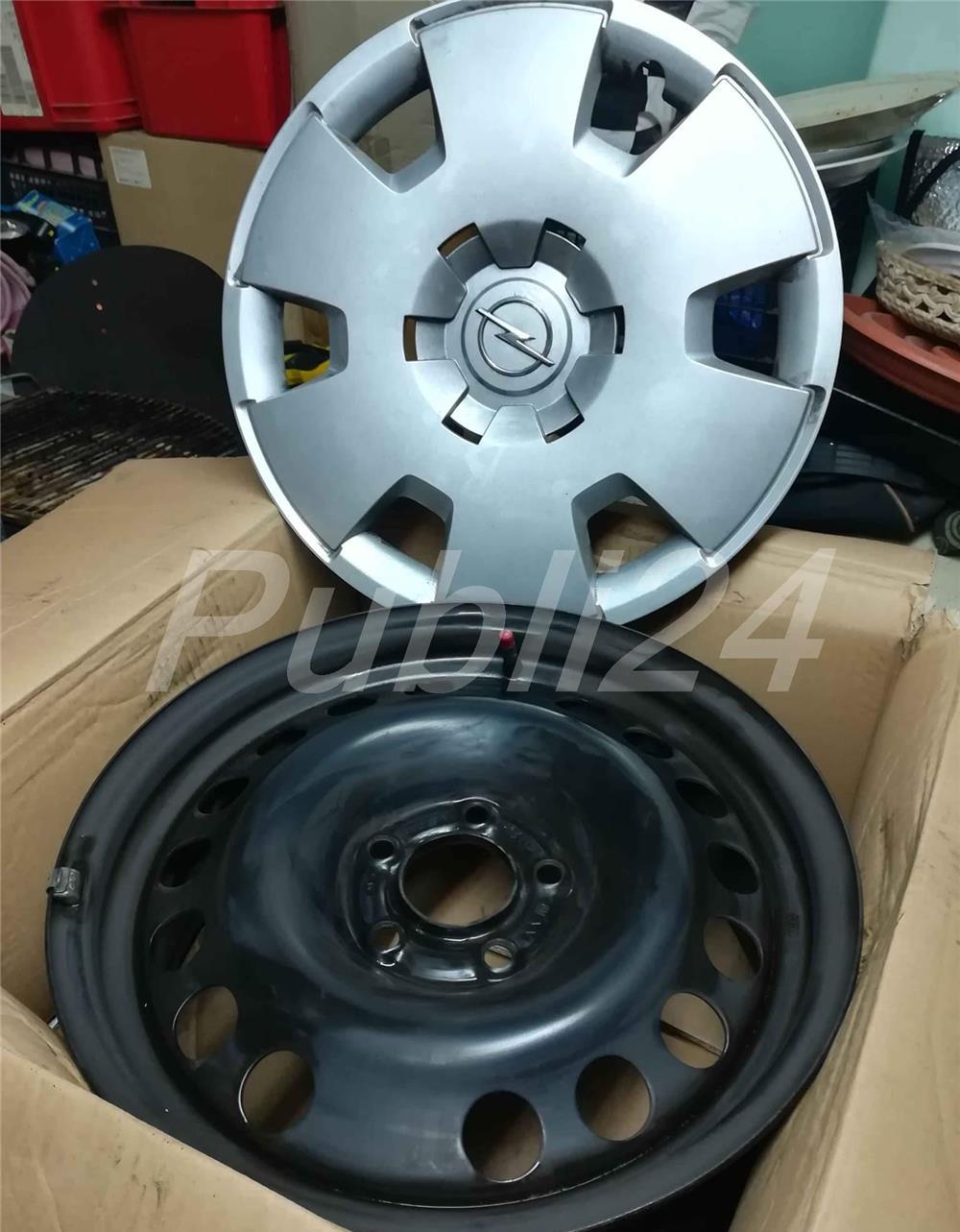 SET Jante+Capace pentru Astra, Meriva, Zafira, 6.5x16 5x110 OE: 13116624 + 13116624