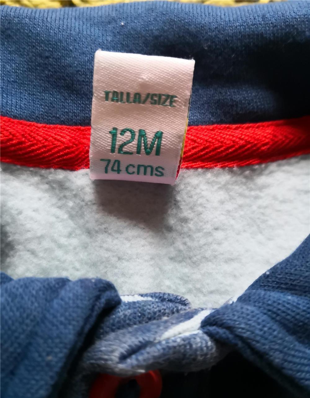 Set jeans si bluza pentru copii 12 luni