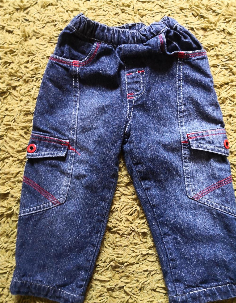 Set jeans si bluza pentru copii 12 luni