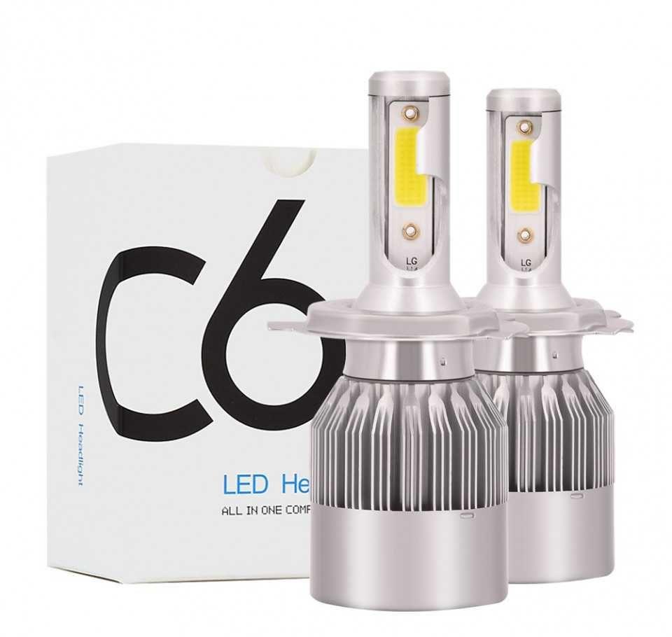 Set led-uri C6 36W/3800LM H7/H4/H1/H3/HB3