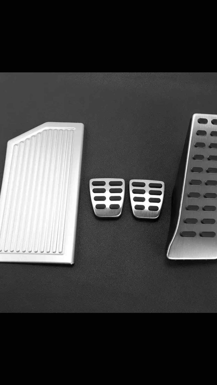 Set ornamente inox pedale auto