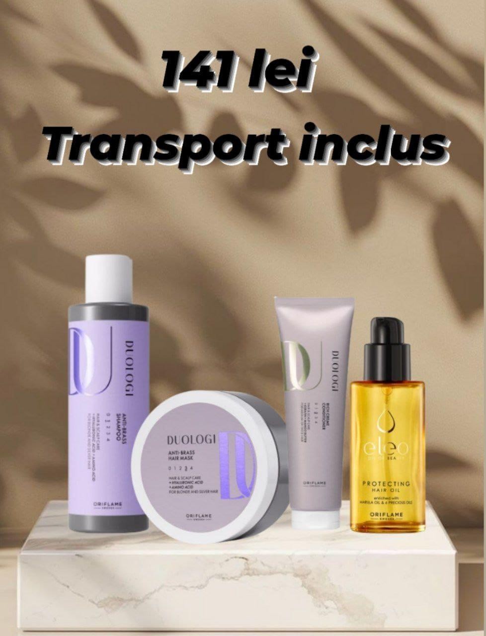 Set pentru parul blond/argintiu /gri