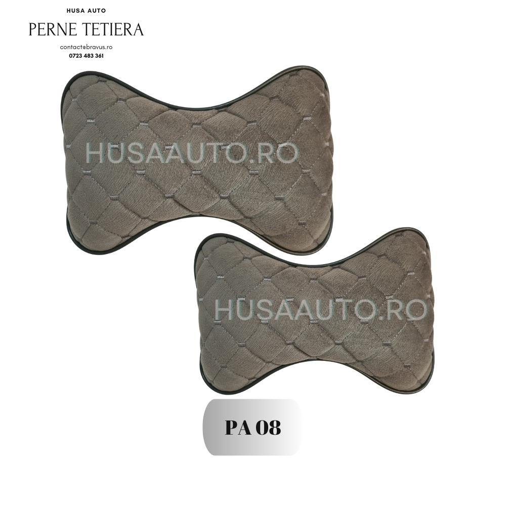 Set perne tetiera auto tip ALCANTARA husaauto.ro