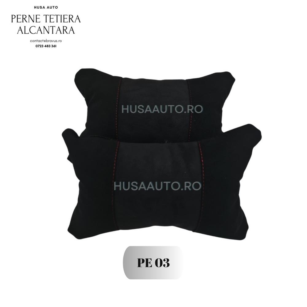 Set perne tetiera auto tip ALCANTARA PE 03