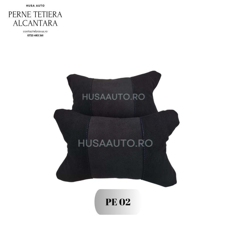 Set perne tetiera auto tip ALCANTARA