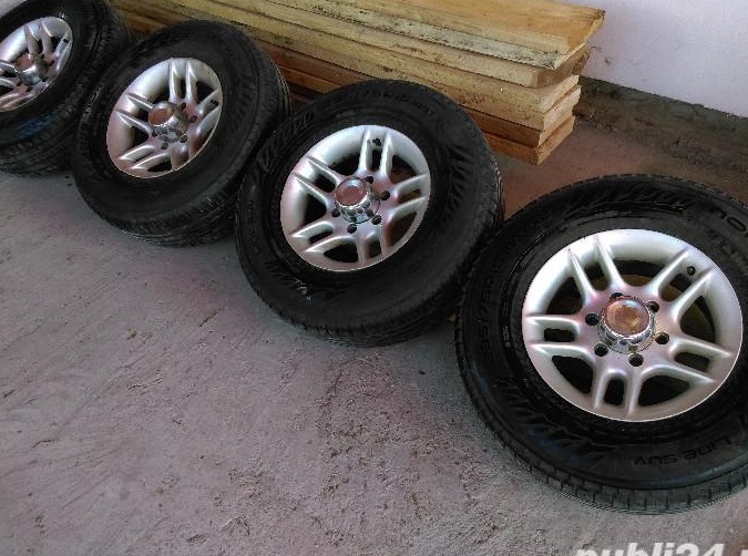 Set roti jenti al anveloape 235/75/15 SUV Nissan Terrano, Pajero, etc