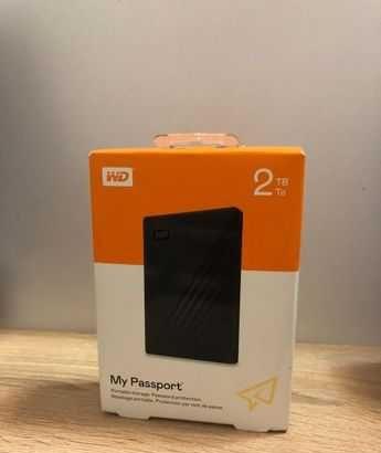 Sigilat! HDD Hard Disk extern WD My Passport 2TB Model NOU!