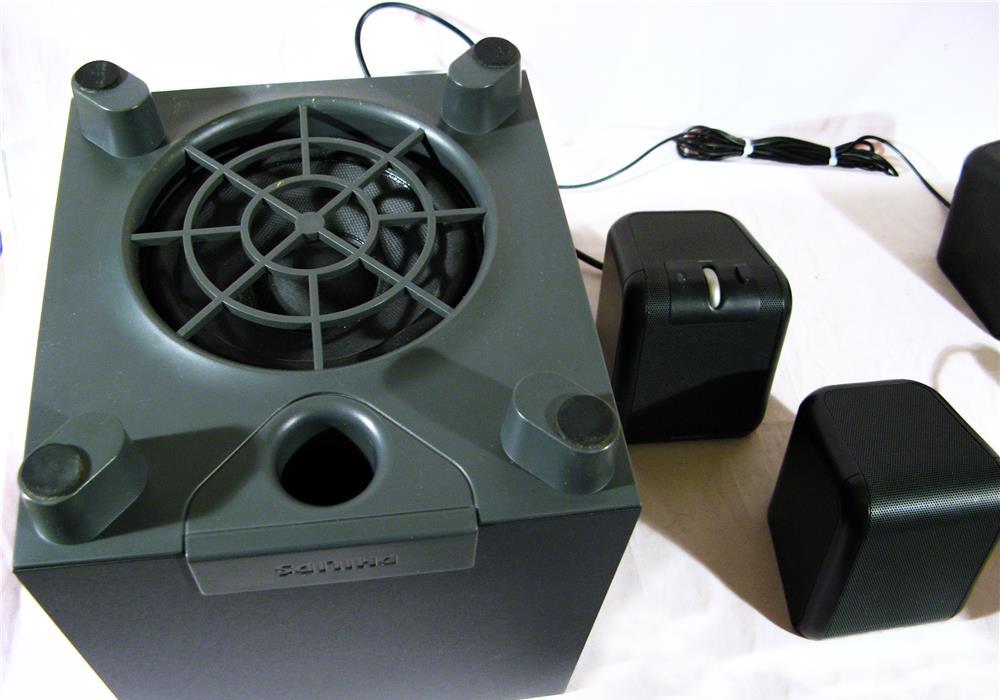 Sistem audio 4.1 Philips boxe subwoofer difuzoare sateliti