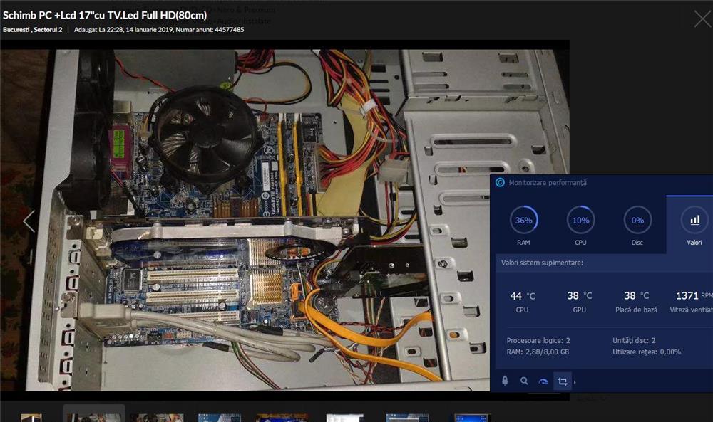 Sistem. PC și Samsung LCD 17"inchi