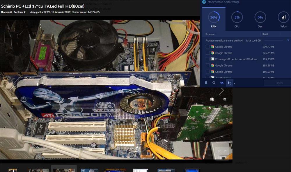 Sistem. PC și Samsung LCD 17"inchi