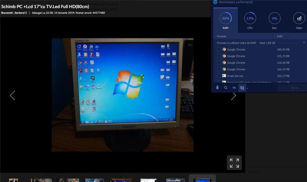 Sistem. PC și Samsung LCD 17"inchi