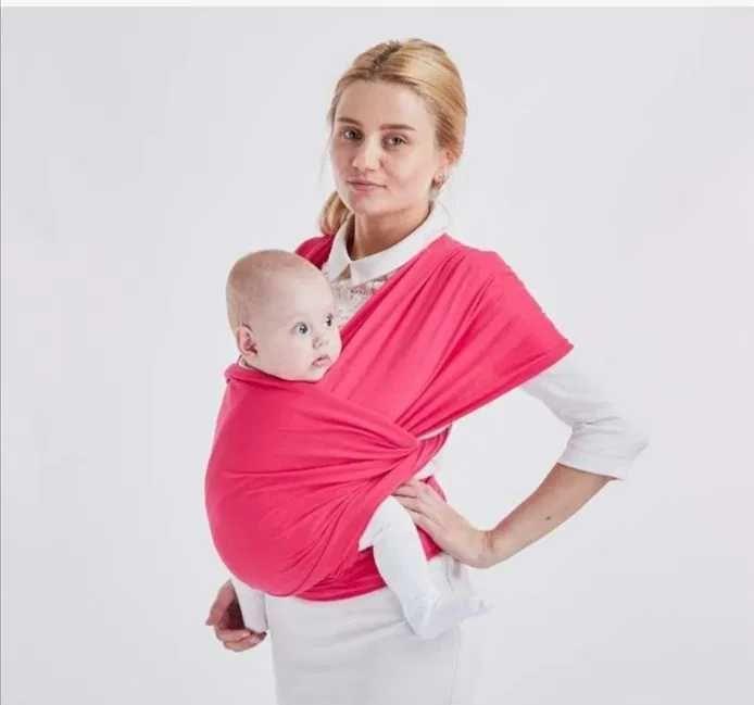 Sistem purtare copii Baby Wrap Marsupiu fasa transport bebe elastic