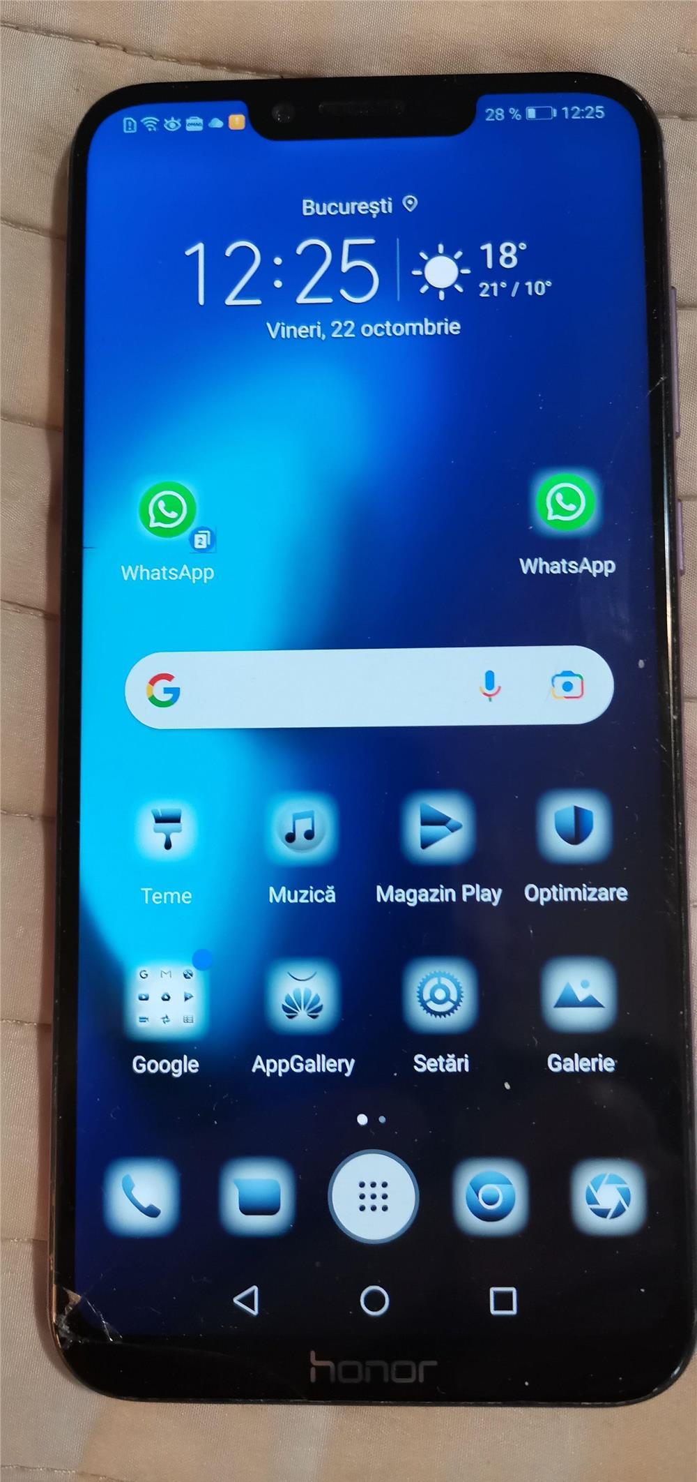 Smartphone (telefon) mobil HONOR Play COR-L29 ecran crăpat
