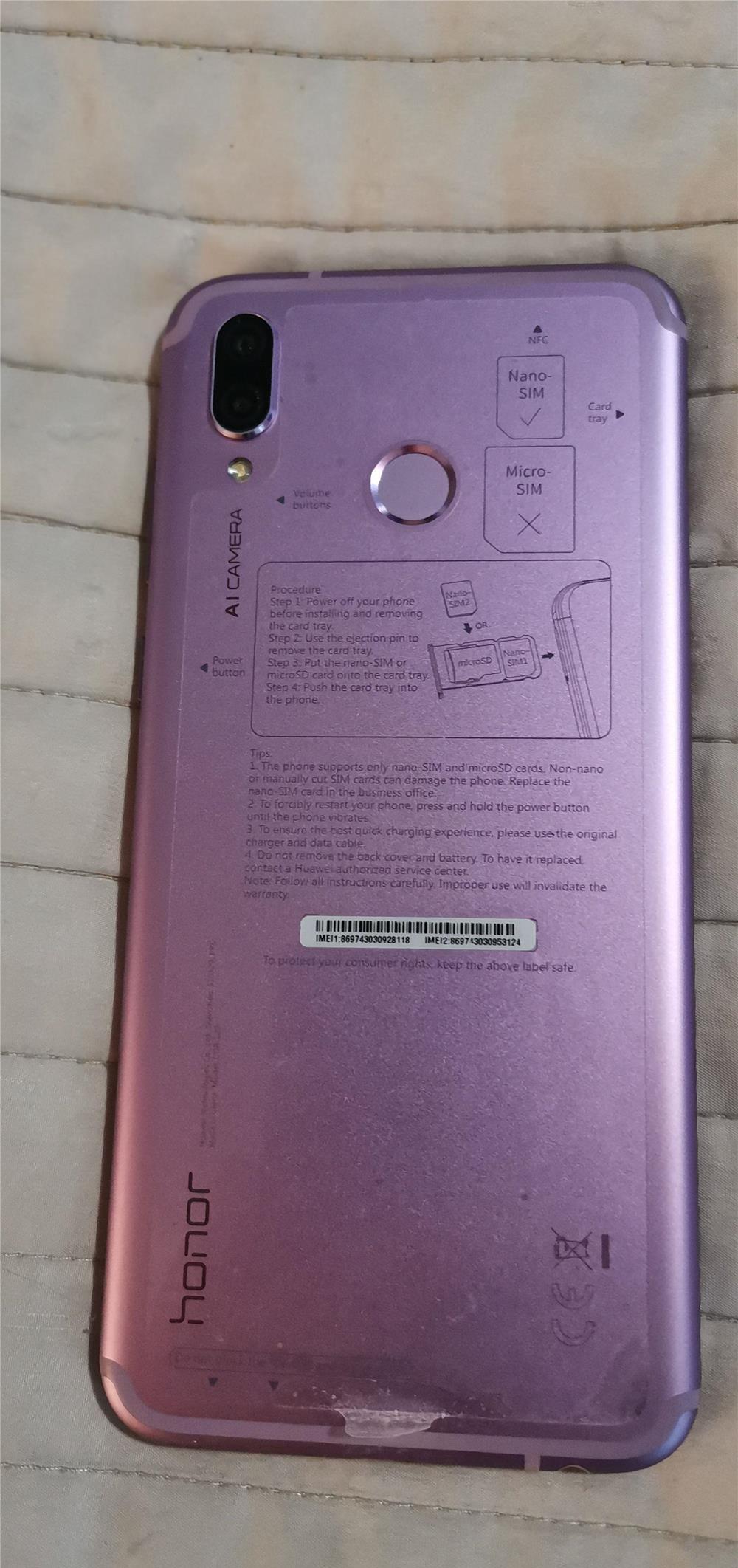 Smartphone (telefon) mobil HONOR Play COR-L29 ecran crăpat