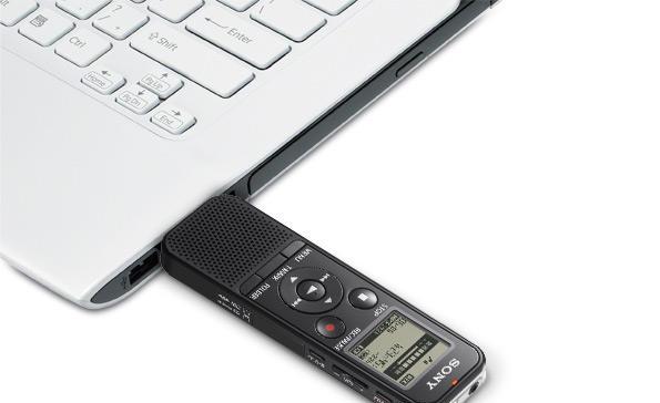 Sony ICD-PX470 reportofon profesional stereo cu USB retractabil