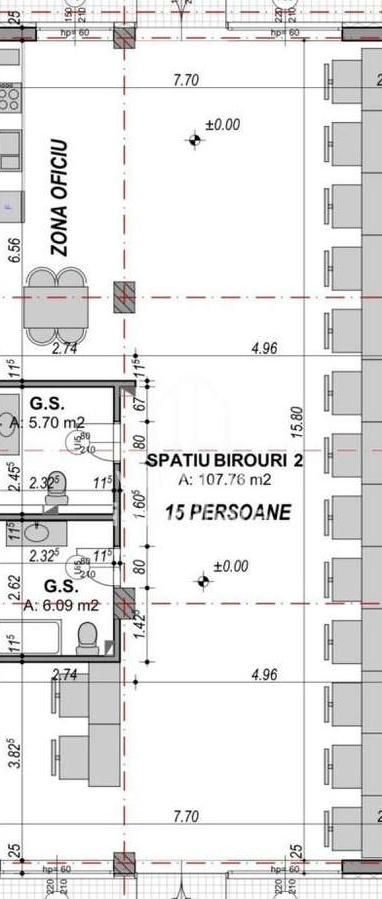 Spatiu comercial 119.55 mp - zona Piata Cluj