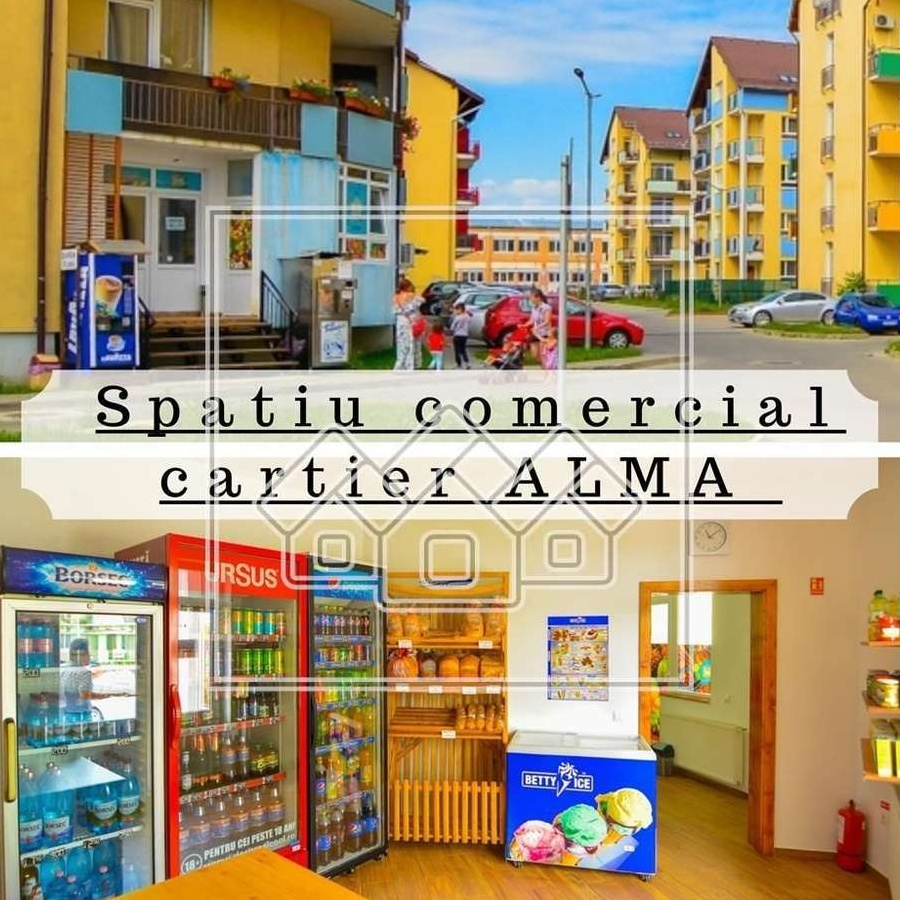 Spatiu comercial  - 60 mp utili - Cartierul Alma