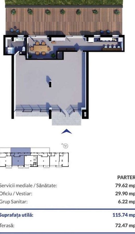 Spatiu comercial servicii medicale