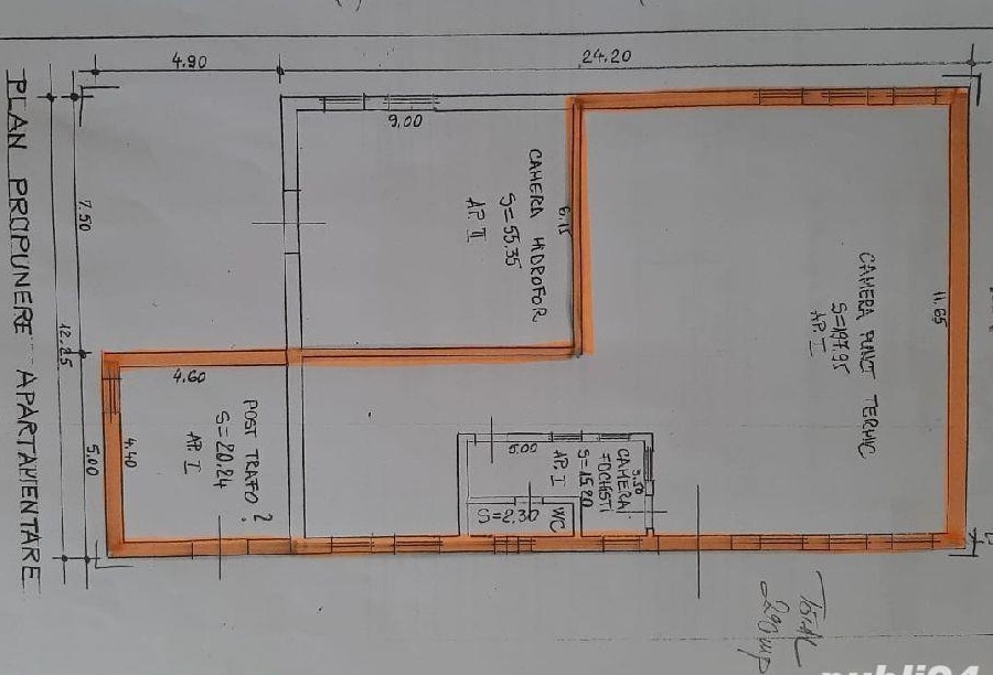 Spațiu comercial Valea Aurie 270m2