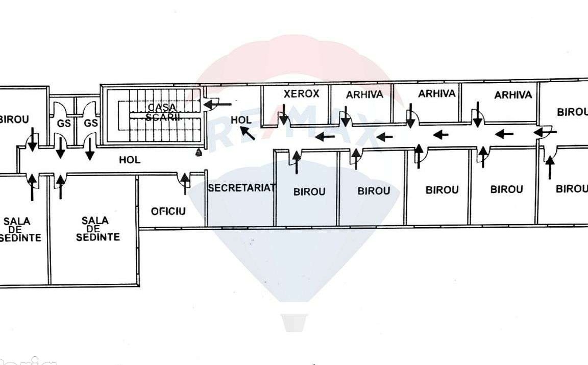 Spațiu de birouri de 316 mp de închiriat pe Aurel Vlaicu.