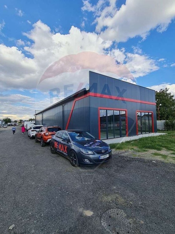Spațiu industrial de inchiriat  + teren de 450mp (parcare) in Clinceni