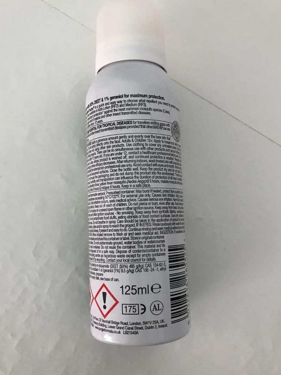 Spray anti tantari si capuse Jungle Formula