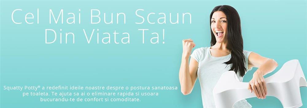 Squatty Potty treapta scarita scaunel taburet WC pozitie ergo +CADOU!
