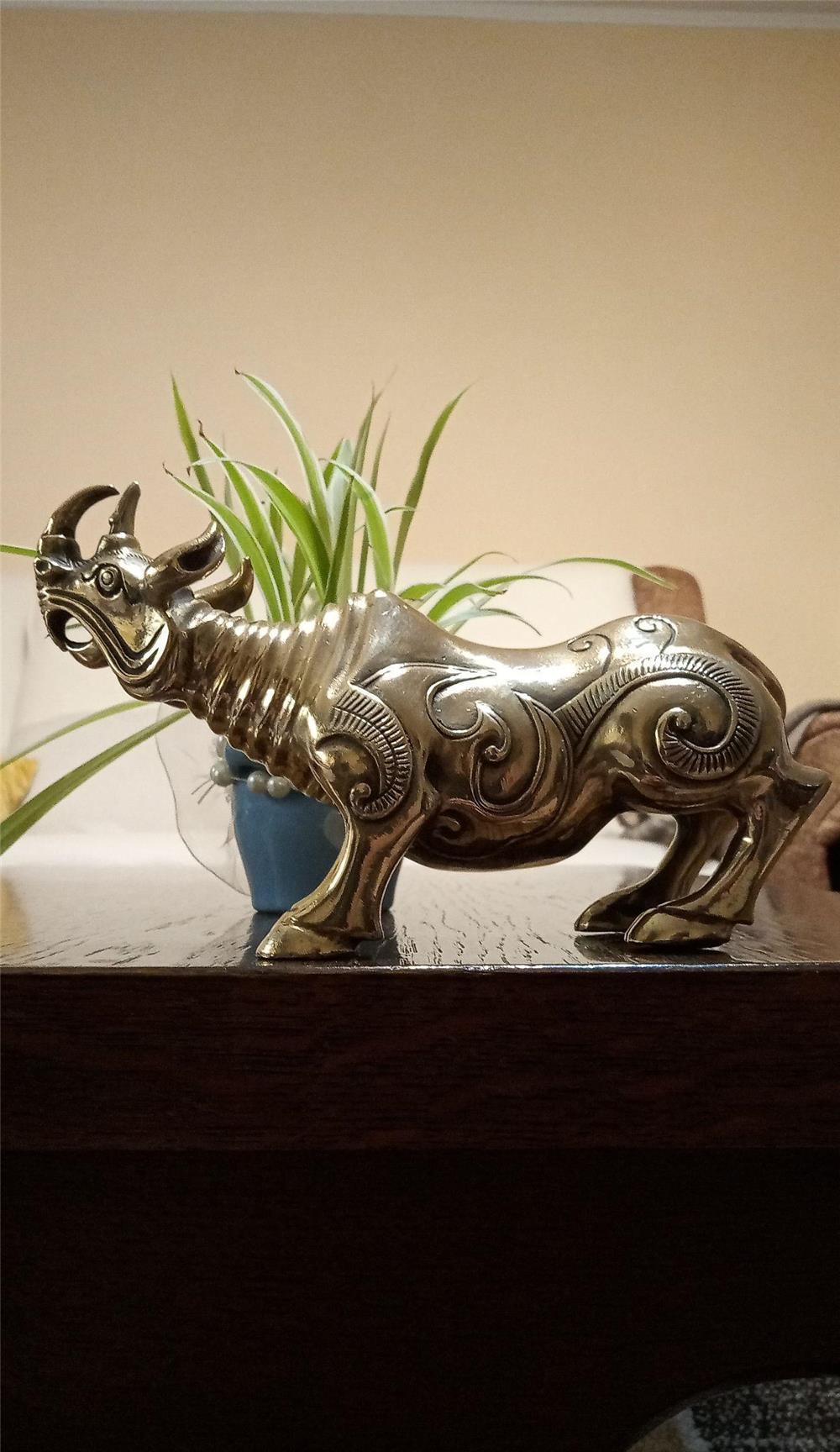 Statueta bronz masiv, lucky charm