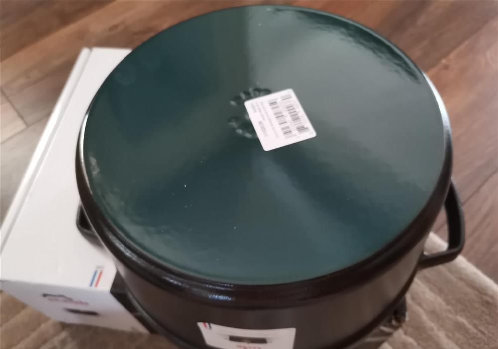 STAUB - oala din fontă, rotundă 28 cm, 6,7 L, , neagra